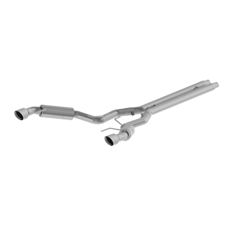 MBRP 15-17 Ford Mustang GT 5.0 3in Cat Back Dual Split Rear Race Version 4.5in Tips - Aluminized-SR1 Performance