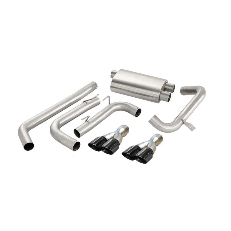 Corsa 1998-2002 Chevrolet Camaro Convertible Z28 5.7L V8 LS1 Black Tip Sport Cat-Back Exhaust-SR1 Performance