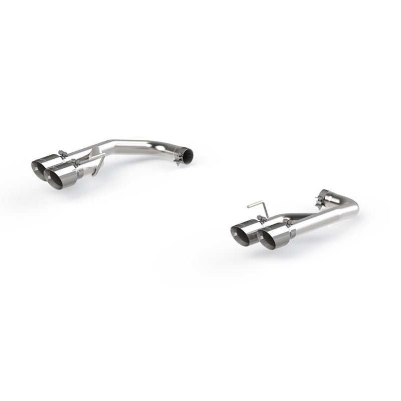 MBRP 18-20 Ford Mustang GT 2.5in T304 Non Active Dual Axle Back Exhaust System - 4in Dual Wall Tips-SR1 Performance