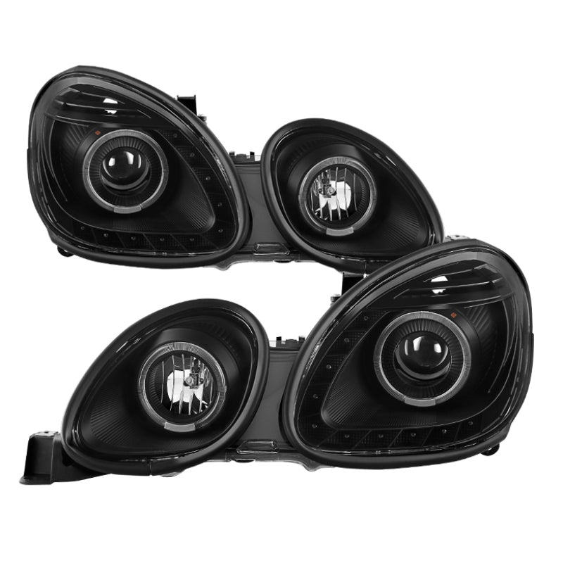 Xtune Lexus GS300/GS400/GS430 98-05 Halogen Only Halo Projector Headlights Black PRO-JH-LGS98-LED-BK-SR1 Performance