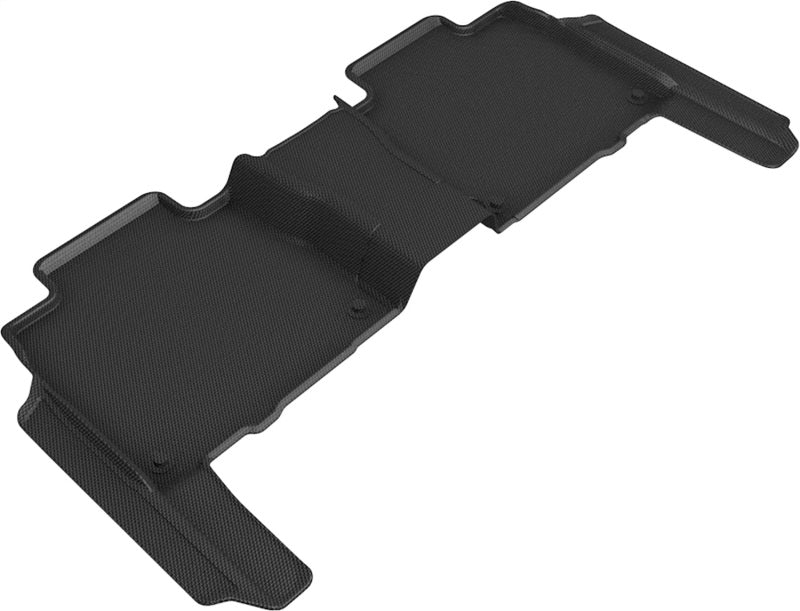 3D MAXpider 20-21 Mercedes GLS-Class (No Executive Rear Seat Package) Kagu 2nd Row Floormats - Black-SR1 Performance