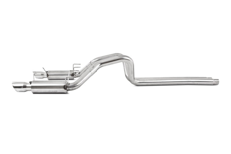 MBRP 11-14 Ford Mustang GT 5.0L Dual Split Rear Race Version T409 3in Cat Back Exhaust System-SR1 Performance