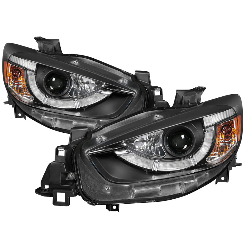 Spyder Mazda CX-5 13-15 Projector Headlights - DRL LED - Black PRO-YD-MCX513-DRL-BK-SR1 Performance