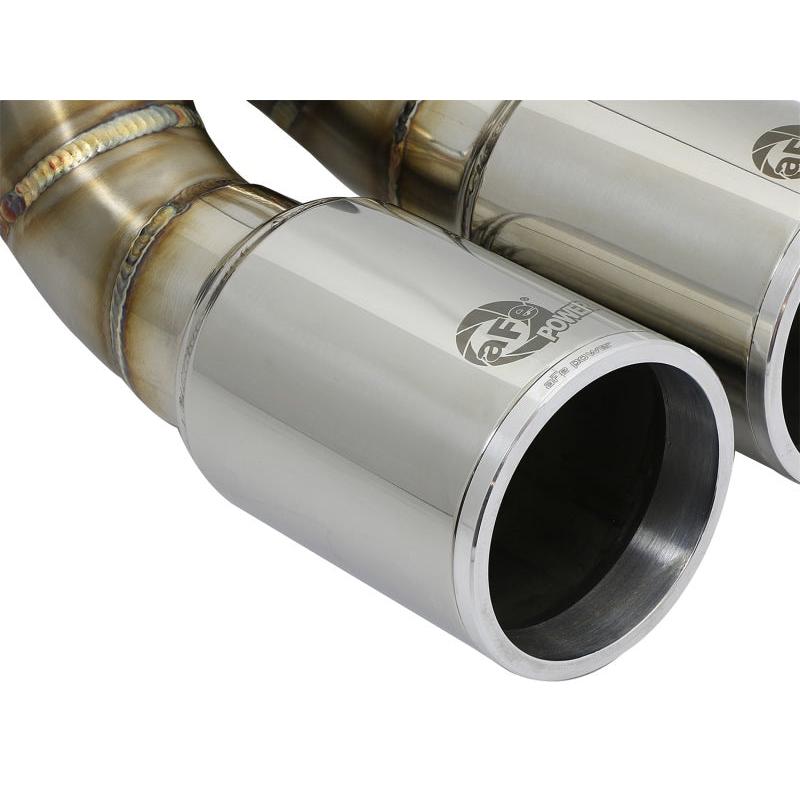 aFe Power 13-14 Porsche Cayman S / Boxster S Polish Exhaust Tip Upgrade-SR1 Performance