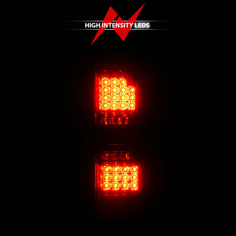 ANZO 2014-2018 GMC Sierra LED Tail Lights Black Housing Smoke Lens-SR1 Performance