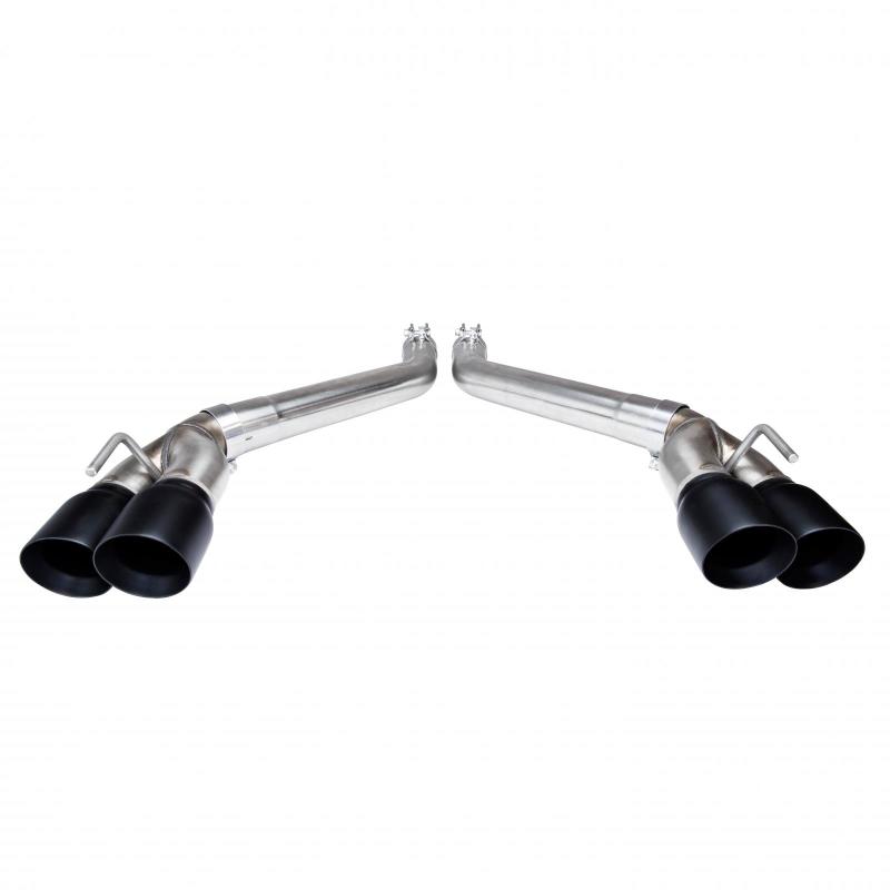 Kooks 2016 + Chevrolet Camaro SS LT1 3in Axle Back Muffler Delete Exhaust System w/ Black Quad Tips-SR1 Performance