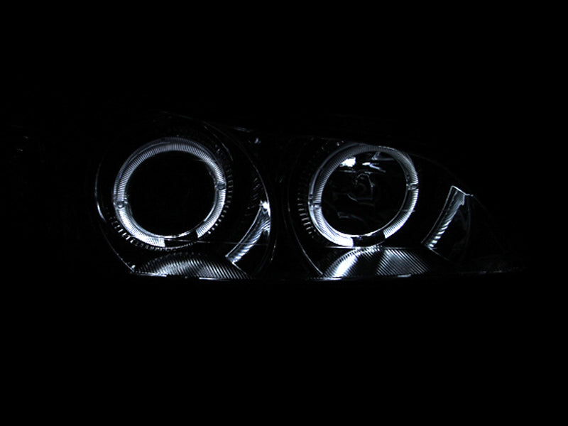 ANZO 2000-2004 Infiniti I30 Projector Headlights w/ Halo Chrome-SR1 Performance