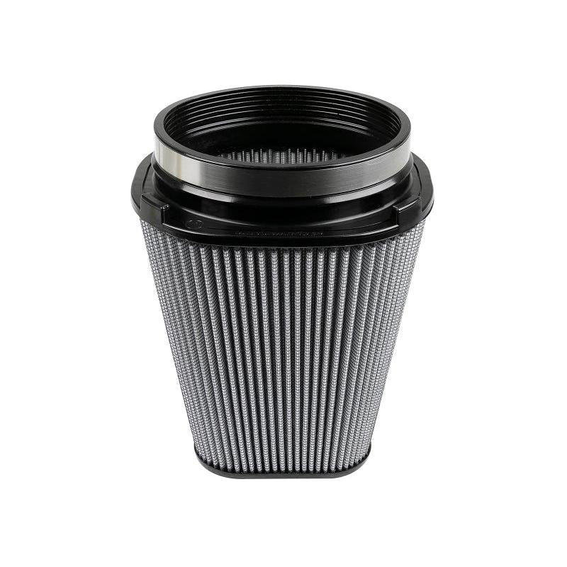 aFe MagnumFLOW Pro Dry S Air Filter (7.5x5.5in) F x (9x7in) B x (5.75x3.75in) T (Carbon) x 10in H-SR1 Performance