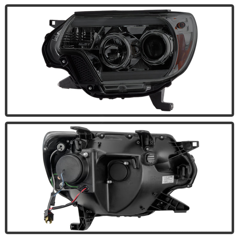 Spyder Toyota Tacoma 12-16 Projector Headlights Light Bar DRL Smoke PRO-YD-TT12-LBDRL-SM-SR1 Performance