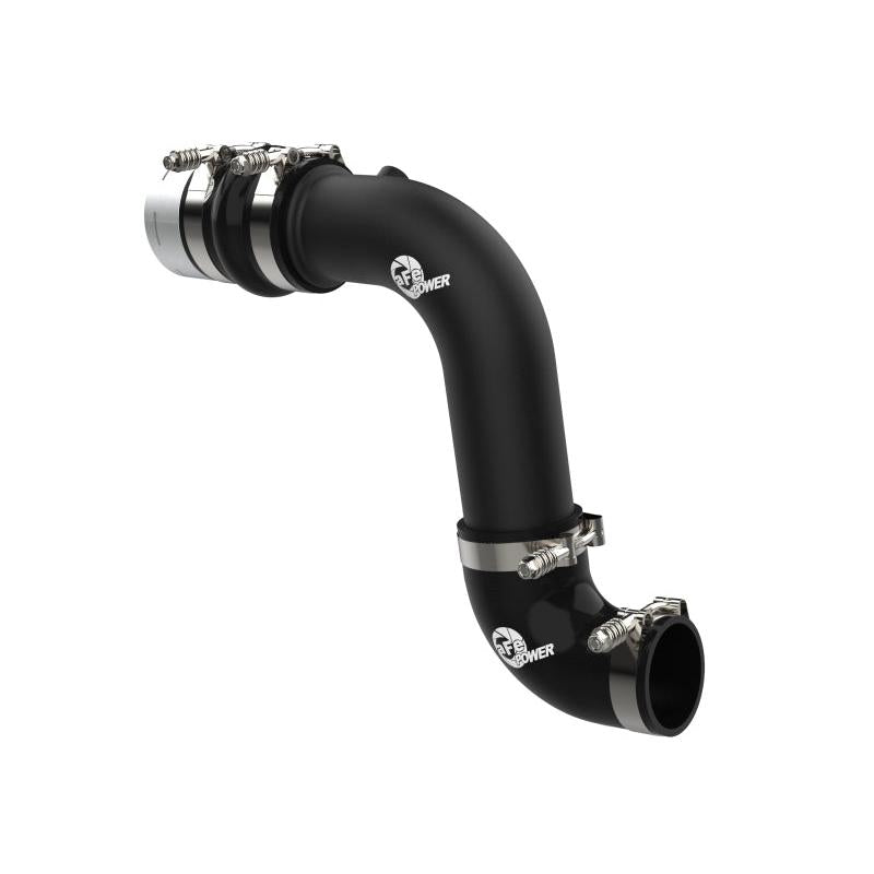 aFe 23-24 Ford F250/F350 Super Duty V8-6.7L BladeRunner 3 In. Aluminum Cold Charge Pipe- BLK-SR1 Performance