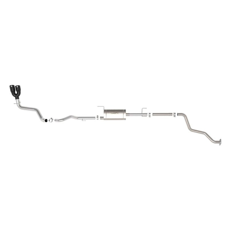 aFe 2024 Toyota Tacoma L4 2.4L Vulcan Series 2.5-3in 304 SS Steel Cat-Back Exhaust w/Black Tips-SR1 Performance