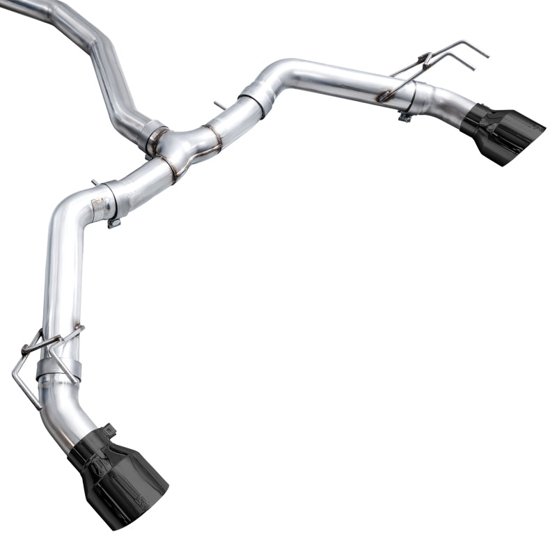 AWE Tuning 22+ Honda Civic Si/Acura Integra Track Edition Catback Exhaust - Dual Diamond Black Tips-SR1 Performance