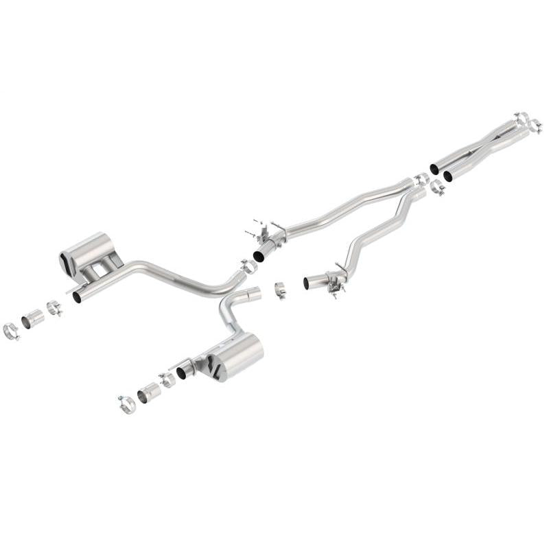 Borla 2015 Dodge Challenger SRT/392 Hemi 6.4L V8 ATAK Catback Exhaust w/ Valves Factory Bezel-SR1 Performance