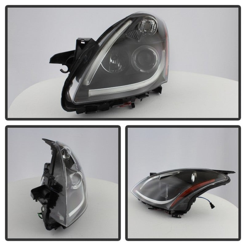 Spyder Nissan Altima 4Dr 10-12 Projector Headlights Light DRL LED Halo Blk PRO-YD-NA104D-LTDRL-BK-SR1 Performance