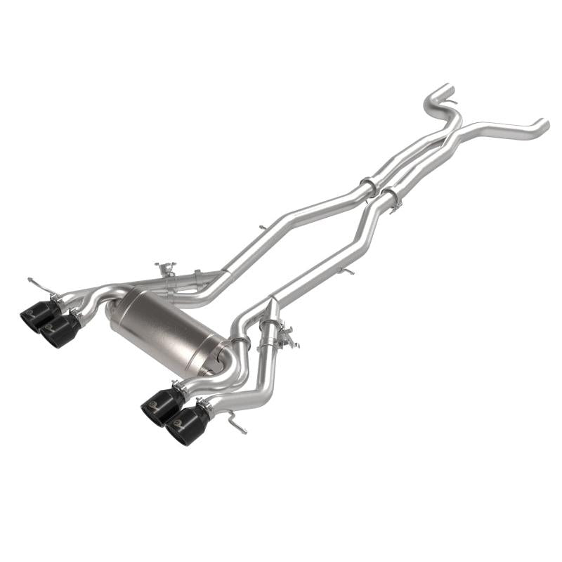 aFe MACHForce XP Exhausts Cat-Back SS 21 BMW M2 Competition L6-3.0L w/Black Tips-SR1 Performance