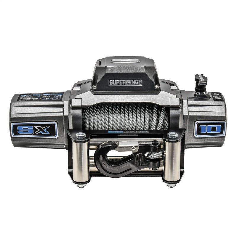 Superwinch 10000 LBS 12V DC 3/8in x 85ft Wire Rope SX 10000 Winch-SR1 Performance
