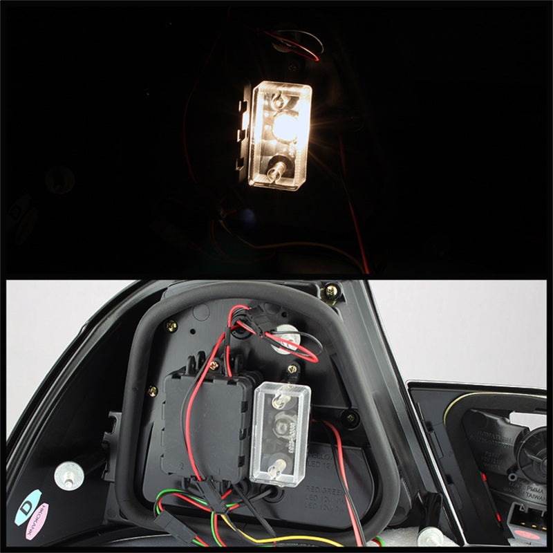 Spyder BMW E46 00-03 2Dr Coupe Light Bar LED Tail Lights Blk ALT-YD-BE4600-LBLED-BK-SR1 Performance