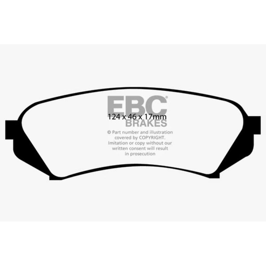 EBC Greenstuff 98-07 Lexus LX470 Rear Brake Pads – Heavy Duty Off-Road Brake Solution