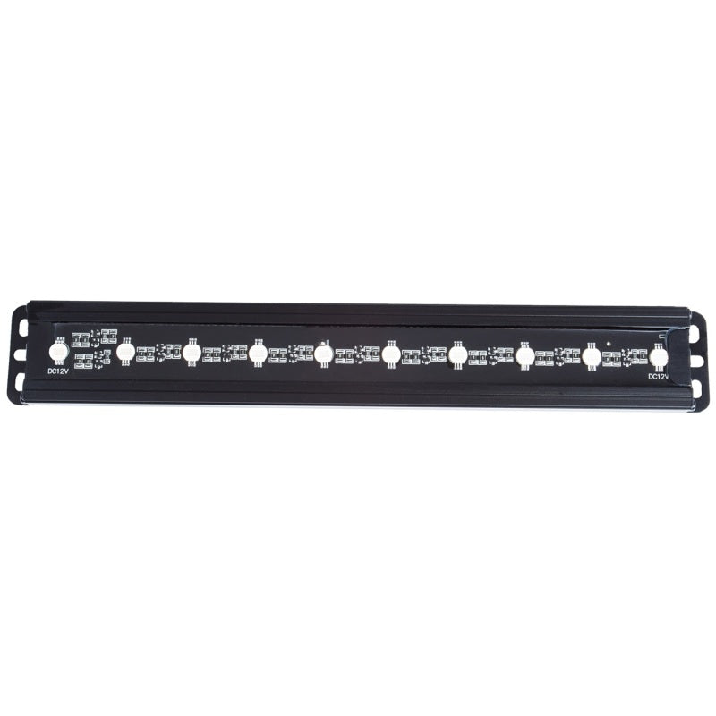 ANZO Universal 12in Slimline LED Light Bar (Red)-SR1 Performance