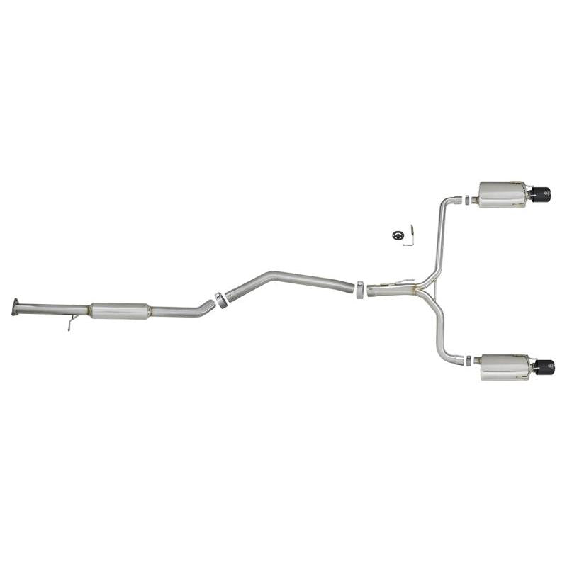 aFe Takeda Exhaust 304SS Dual Cat-Back w/ Black Tips 13-17 Honda Accord LX/EX/EX-L Sedan L4 2.4L-SR1 Performance