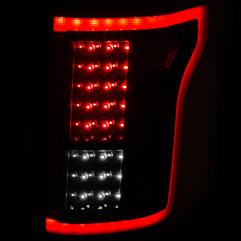 ANZO 2015-2016 Ford F-150 LED Taillights Black-SR1 Performance