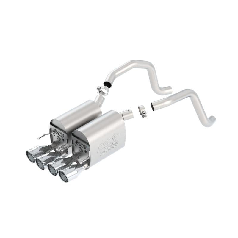 Borla 05-08 Chevrolet Corvette Coupe/Conv 6.0L/6.2L 8cyl Aggressive ATAK Exhaust (rear section only)-SR1 Performance