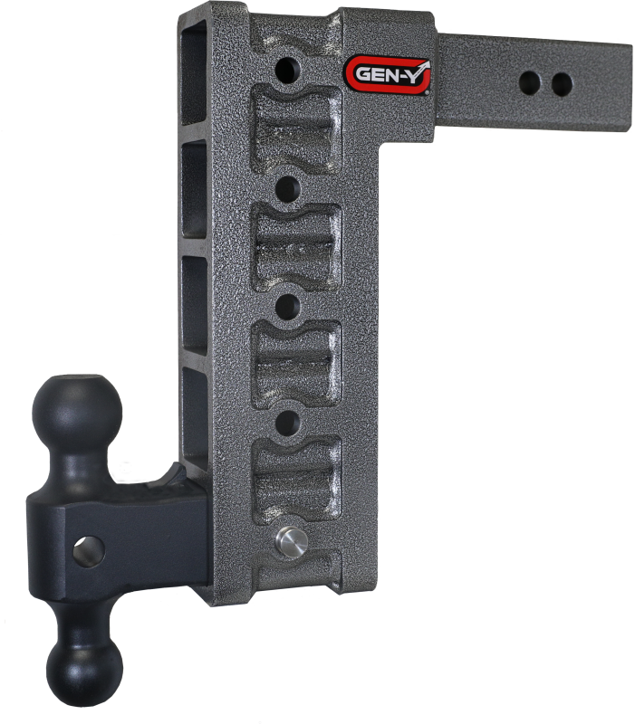 GEN-Y Hitch Mega Duty 2.5-Inch Shank, 12-Inch Drop, 21K Towing Capacity with Dual-Ball - Part Number GH-615