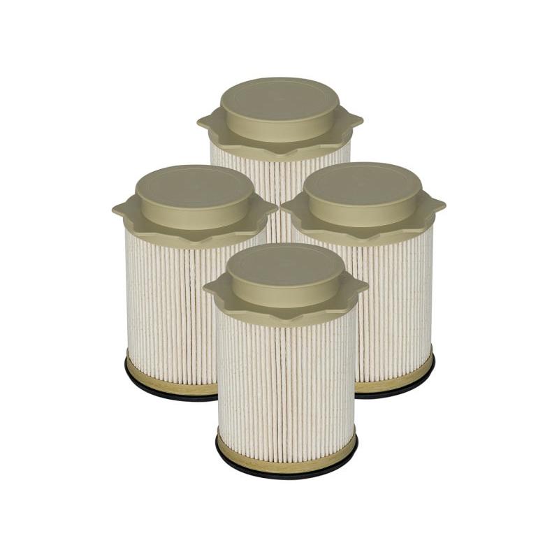 aFe ProGuard D2 Fuel Filter (4 Pack) 10-16 Dodge RAM Diesel Trucks 6.7L (td)-SR1 Performance