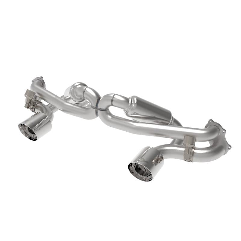 aFe MACHForce XP 2.25in-2.5in 304SS Exhaust Cat-Back 20-22 Porsche Cayman GT4 (718) - Polished Tips-SR1 Performance