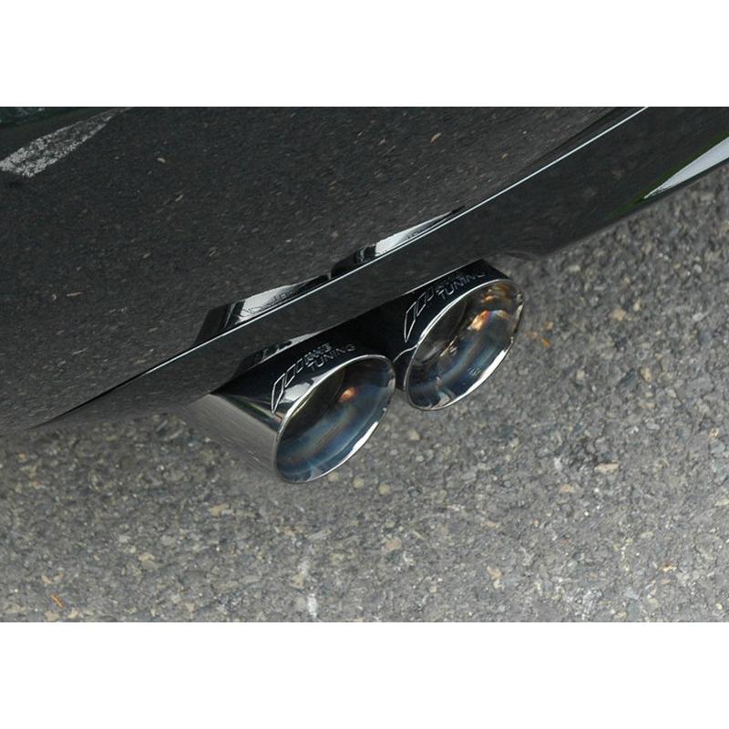 AWE Tuning Audi B7 A4 3.2L Touring Edition Quad Tip Exhaust - Diamond Black Tips-SR1 Performance
