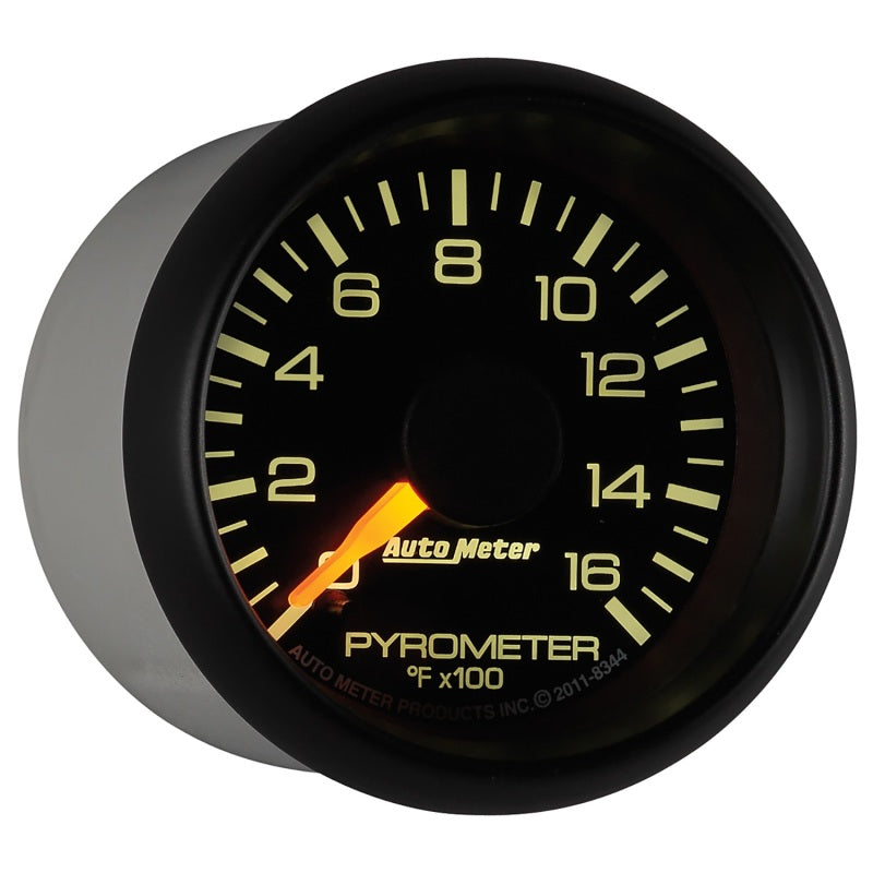 Autometer Factory Match GM 2-1/16in 1600 Degree Electric Pyrometer (EGT) Gauge-SR1 Performance