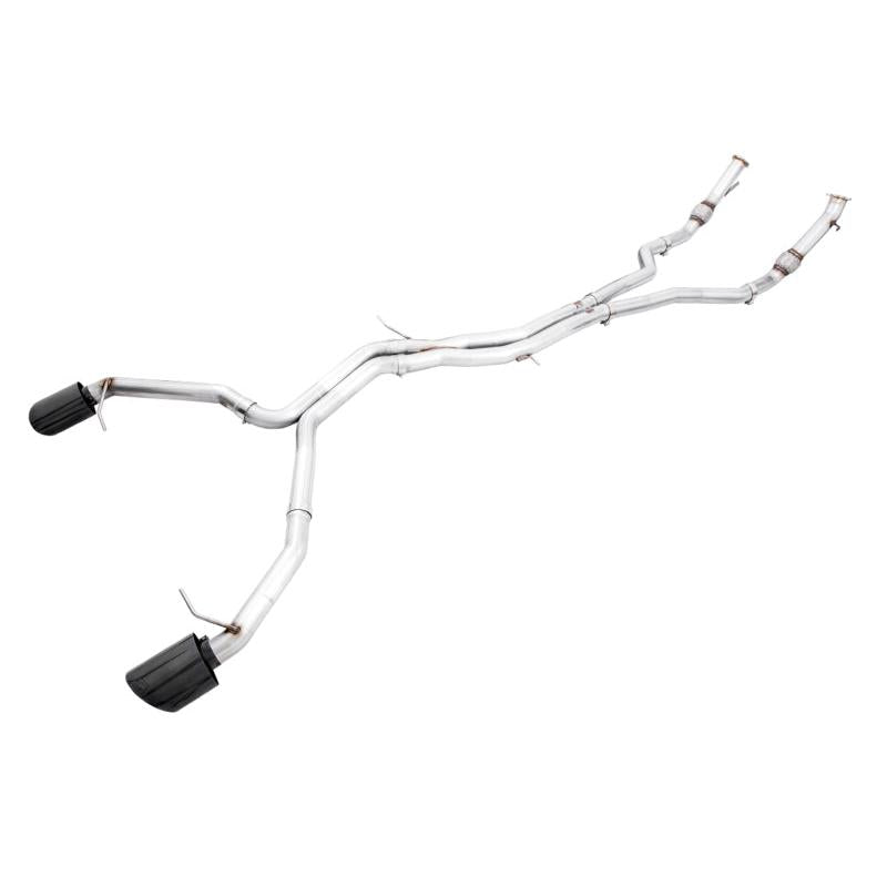AWE Tuning Audi B9.5 RS 5 Coupe Track Edition Exhaust - RS-Style Diamond Black Tips-SR1 Performance