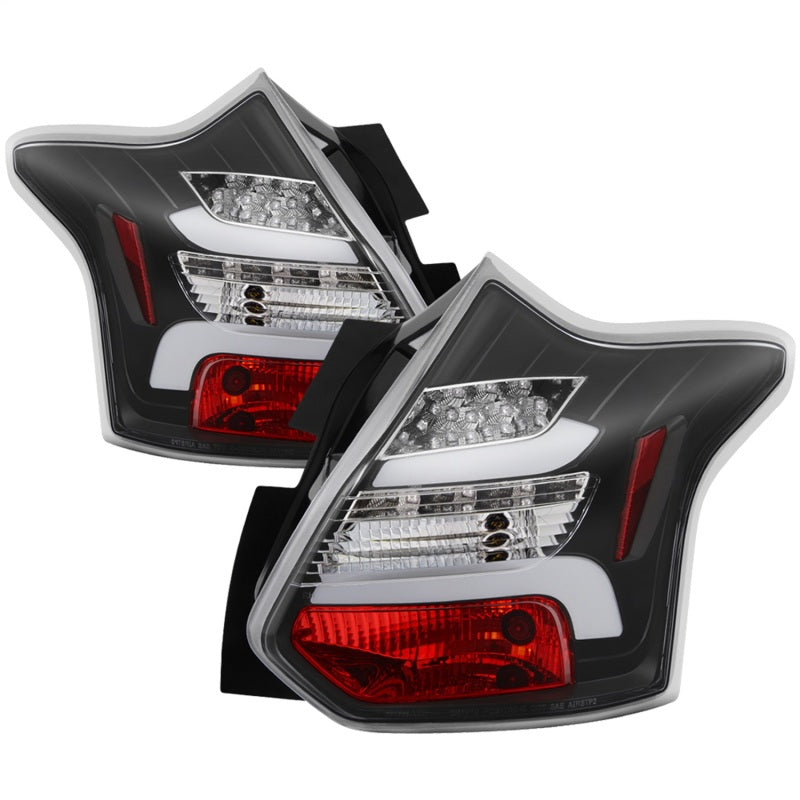Spyder 12-14 Ford Focus 5DR LED Tail Lights - Black (ALT-YD-FF12-LED-BK)-SR1 Performance