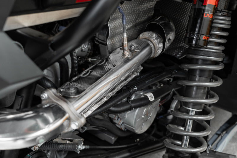 MBRP 16-21 Polaris RZR XP Turbo / 18-21 RZR XP S / 22 RZR R 2.5in Direct Bolt-On Front Pipe-SR1 Performance