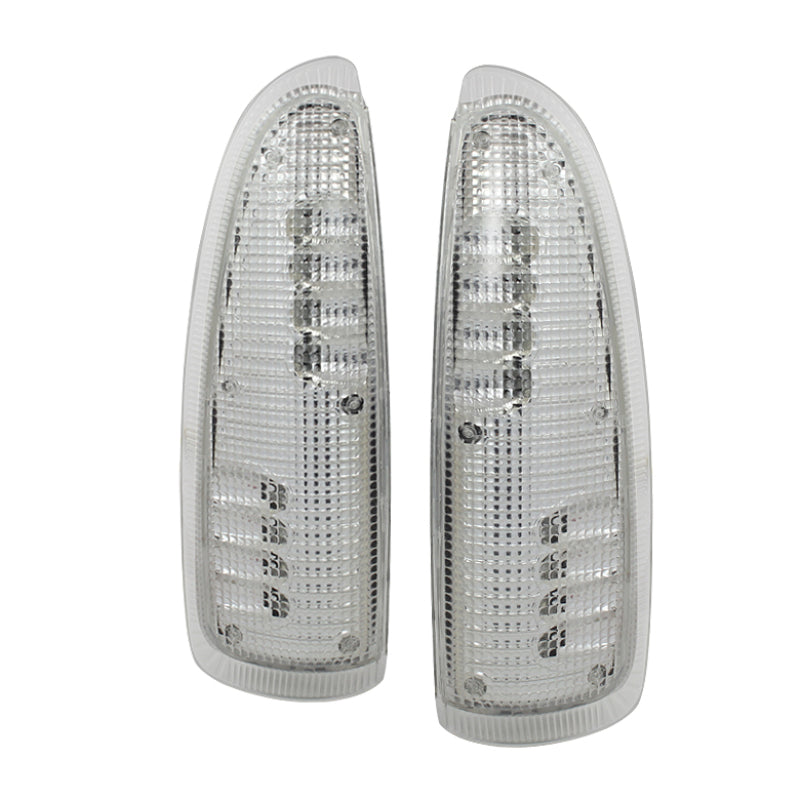 xTune Ford Superduty F250-F650 03-07 Amber LED Mirror Signal Lens - Clear ACC-LED-FDSD99-MR-C-SR1 Performance