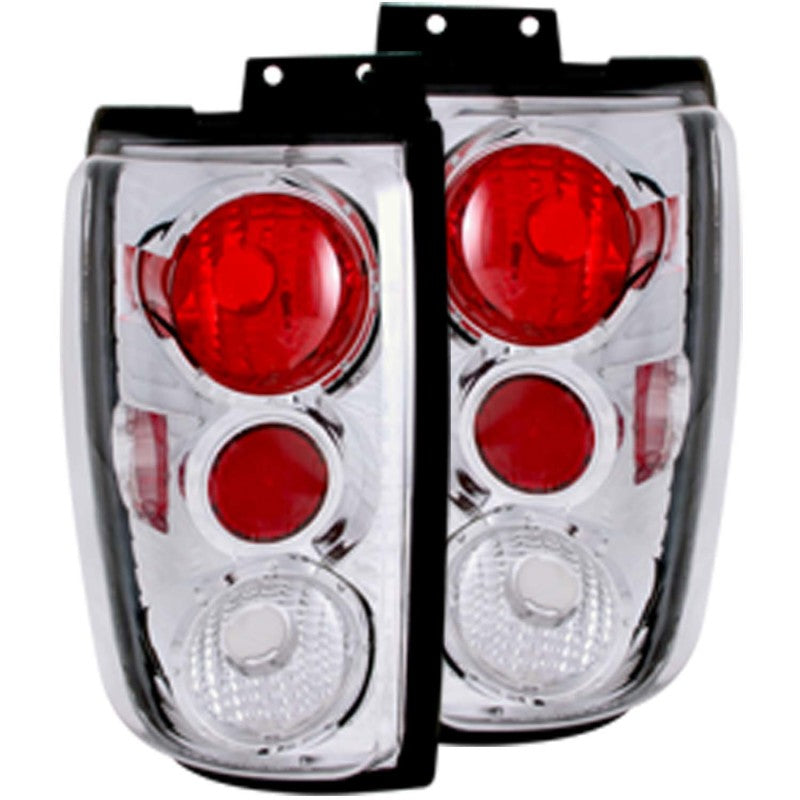 ANZO 1997-2002 Ford Expedition Taillights Chrome-SR1 Performance
