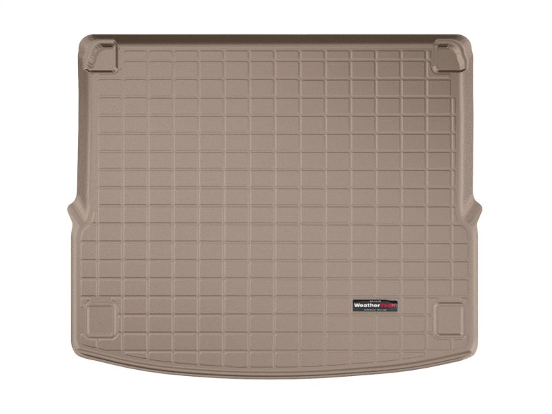 WeatherTech 2020-2023 Audi Q5 PHEV Tan Cargo Liner - Complete Trunk Protection with Raised Lip and Textured Finish