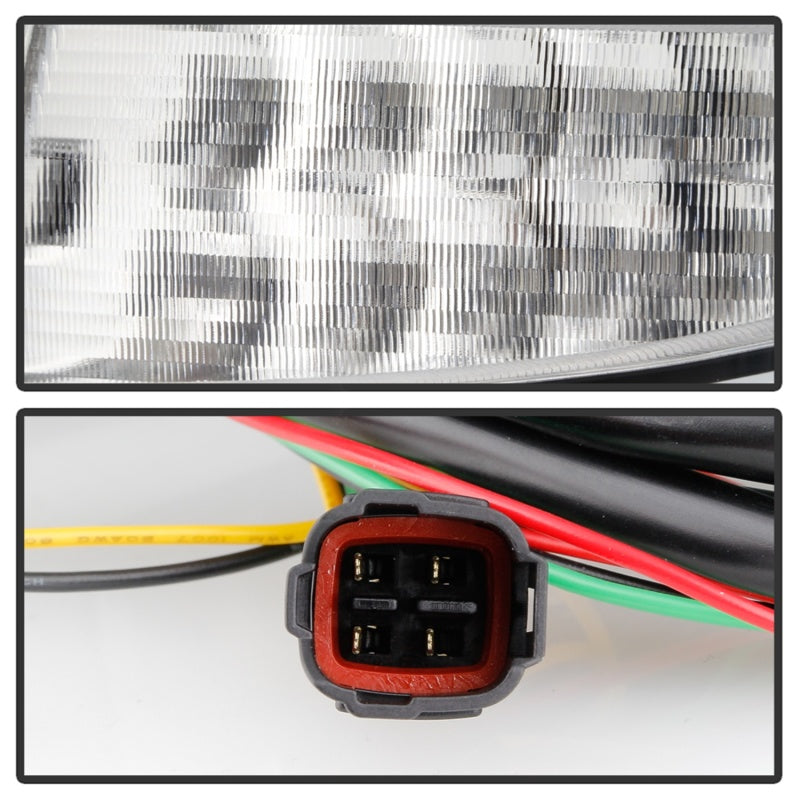 Spyder 08-14 Subara Impreza WRX Hatchback LED Tail Lights Seq Signal Black ALT-YD-SI085D-SEQ-BK-SR1 Performance