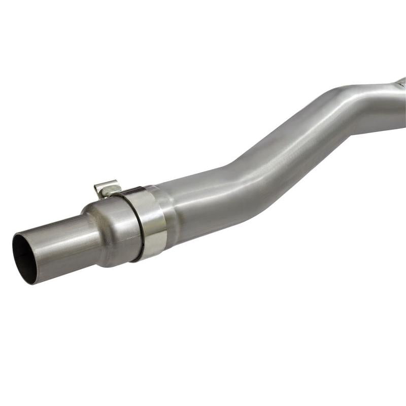 aFe MACHForce XP Exhausts Cat-Back SS-304 EXH w/ Black Tips 15-16 Ford Mustang EcoBoost 2.3L (t)-SR1 Performance