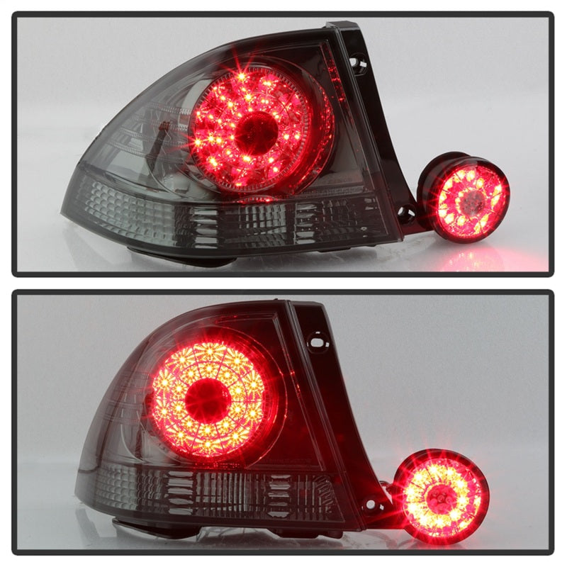 Spyder 01-03 Lexus IS300 LED Tail Lights w/Inner Trunk Lights - Smoke (ALT-YD-LIS300-LED-SET-SM)-SR1 Performance