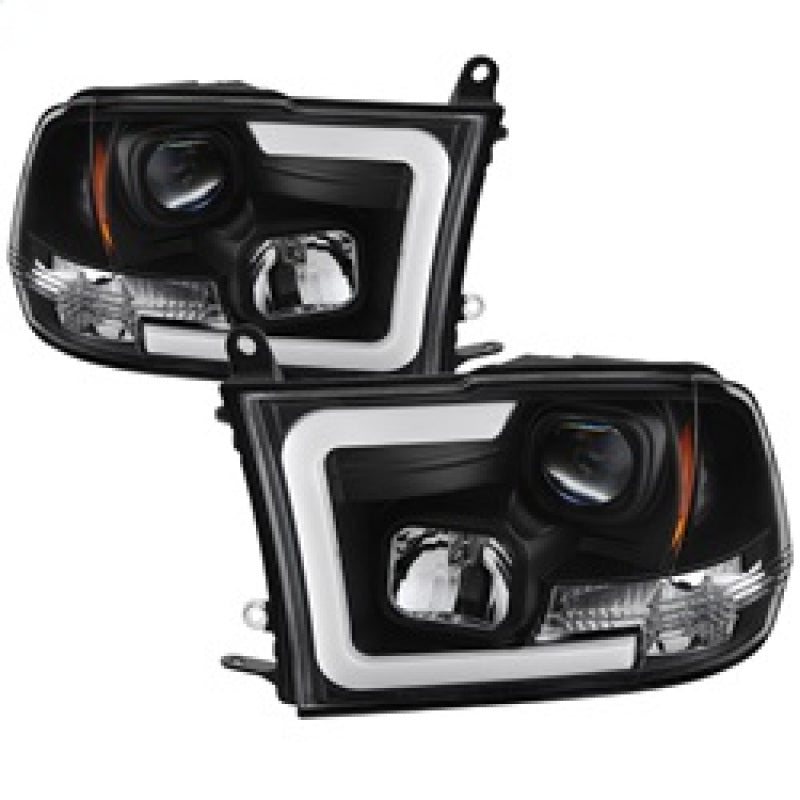 Spyder 09-16 Dodge Ram 1500 Version 2 Headlights Light Bar DRL Black PRO-YD-DR09V2-LBDRL-BK-SR1 Performance