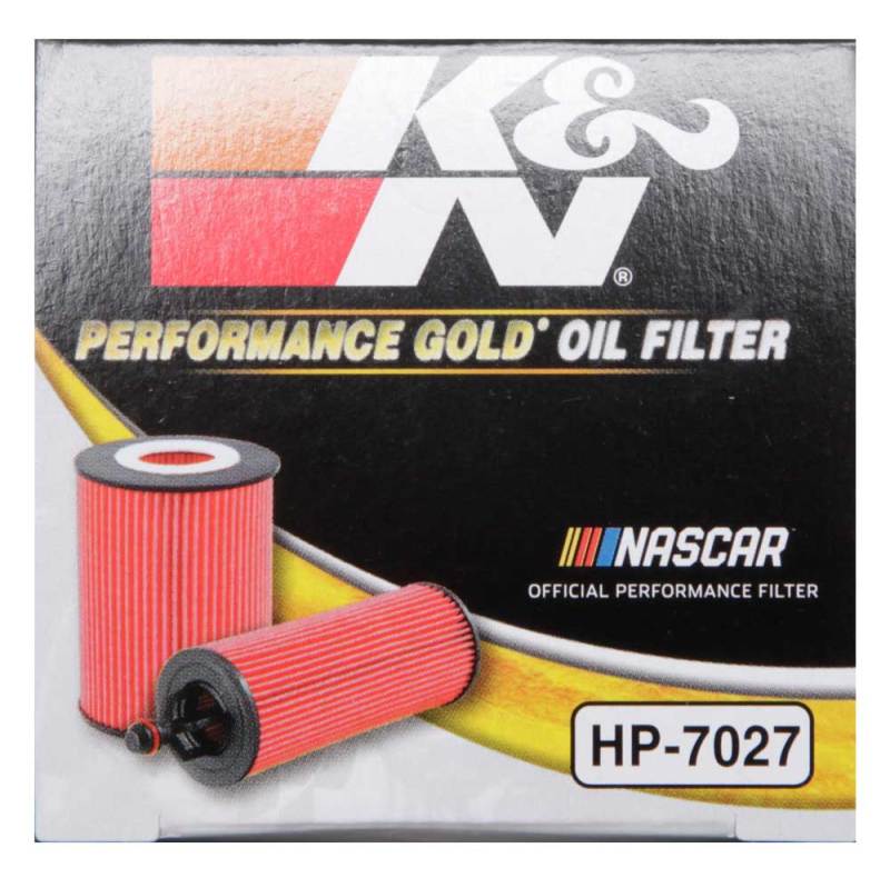 K&N Performance Oil Filter for 09-19 GM 1.4L / 1.6L / 1.8L w/ Hengst Filter Housing-SR1 Performance