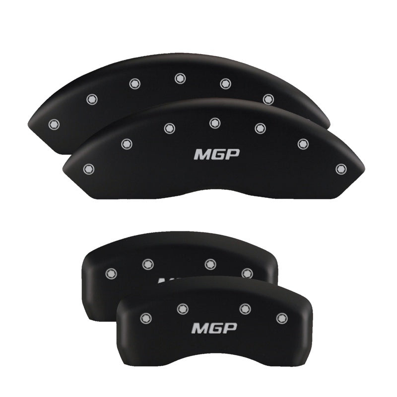MGP 4 Caliper Covers Engraved Front & Rear Gen 5/Camaro Red finish silver-SR1 Performance