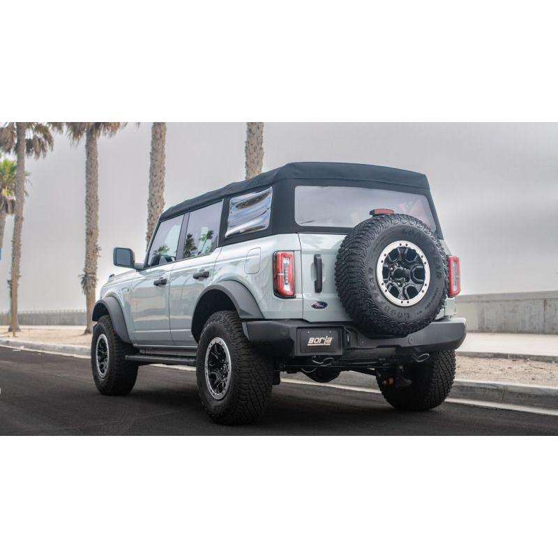 Borla 21-22 Ford Bronco 2.7L V6 4WD Touring Axle Back Exhaust w/ Bright Chrome Tips-SR1 Performance