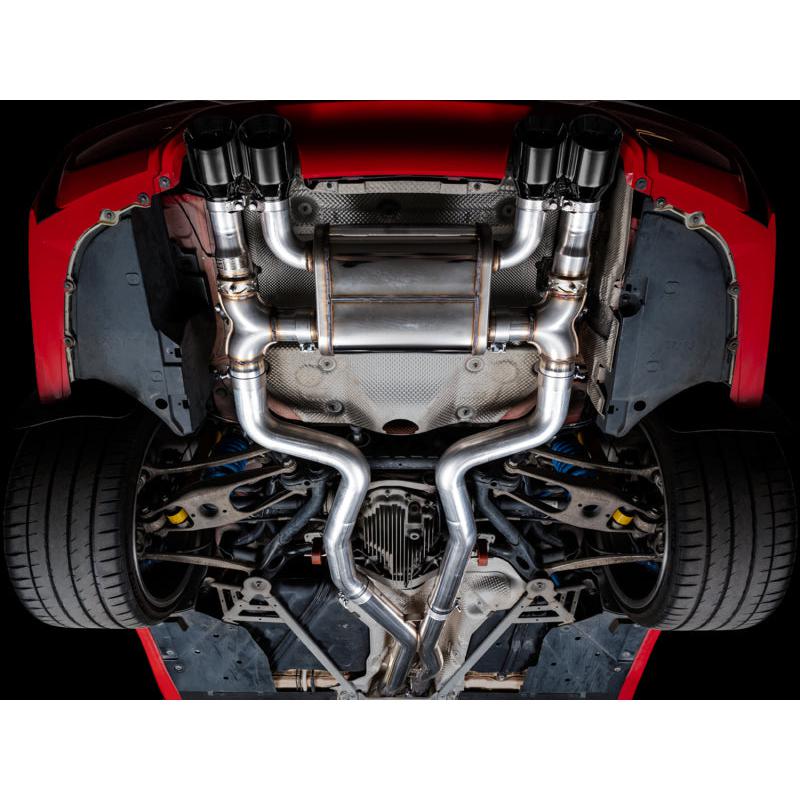 AWE Tuning BMW F8X M3/M4 SwitchPath Catback Exhaust - Diamond Black Tips-SR1 Performance