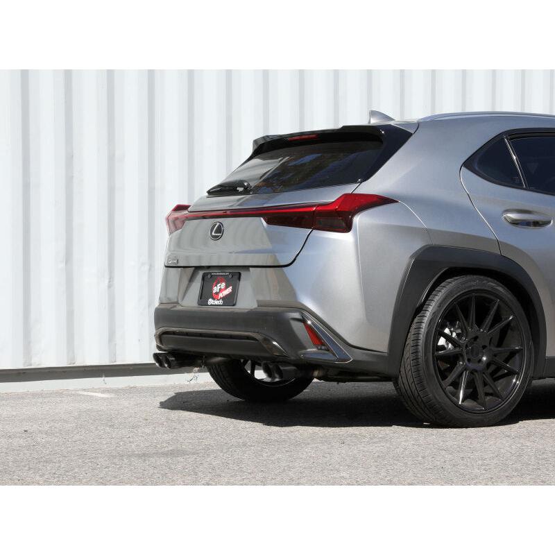aFe 19-21 Lexus UX200 Takeda 2in - 2.5in. 304 SS Cat-Back Exhaust System w/ Black Tip-SR1 Performance