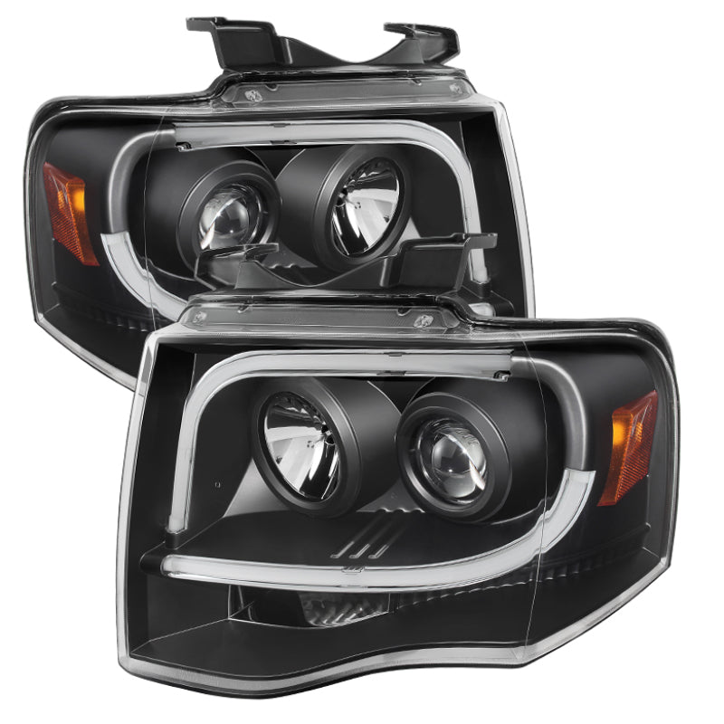 Spyder Ford Expedition 07-13 Projector Headlights Light Tube DRL Blk PRO-YD-FE07-LTDRL-BK-SR1 Performance