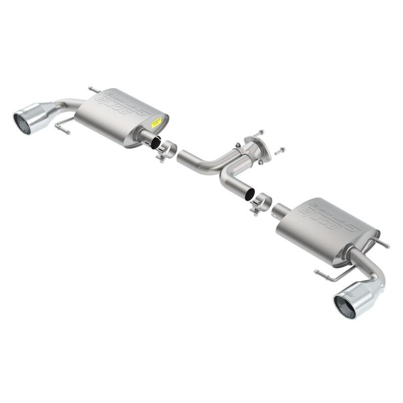 Borla 14-16 Mazda 3 2.0/2.5L AT/MT FWD S-Type Cat-Back Exhaust Single Split Rear Exit-SR1 Performance