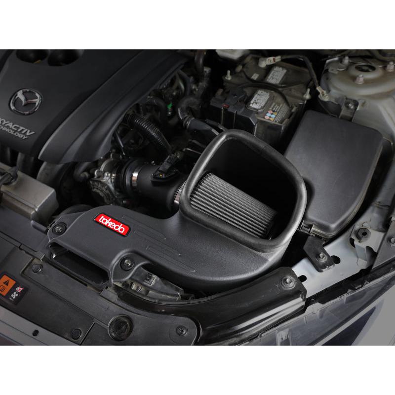 aFe Takeda Stage-2 Pro Dry S Cold Air Intake System 14-18 Mazda 3 L4-2.0L (Black)-SR1 Performance