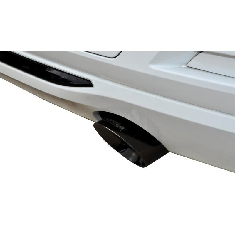 Corsa 2012-2017 BMW 335i Sedan RWD F30 3in Black Touring Dual Rear Single 3.5in Tip Cat-Back Exhaust-SR1 Performance